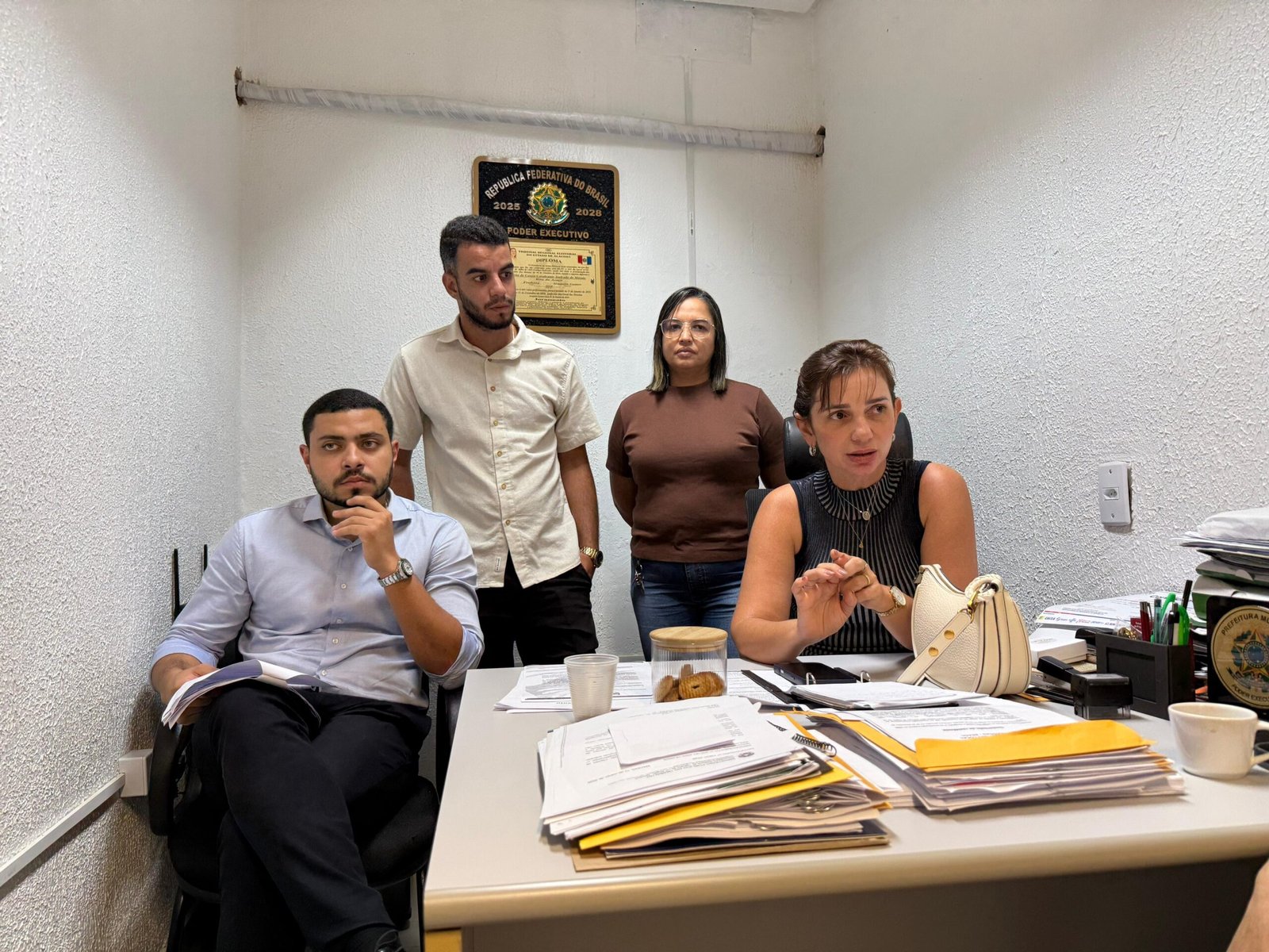 Prefeitura de Joaquim Gomes realiza reunião estratégica para fortalecer gestão e melhorar serviços